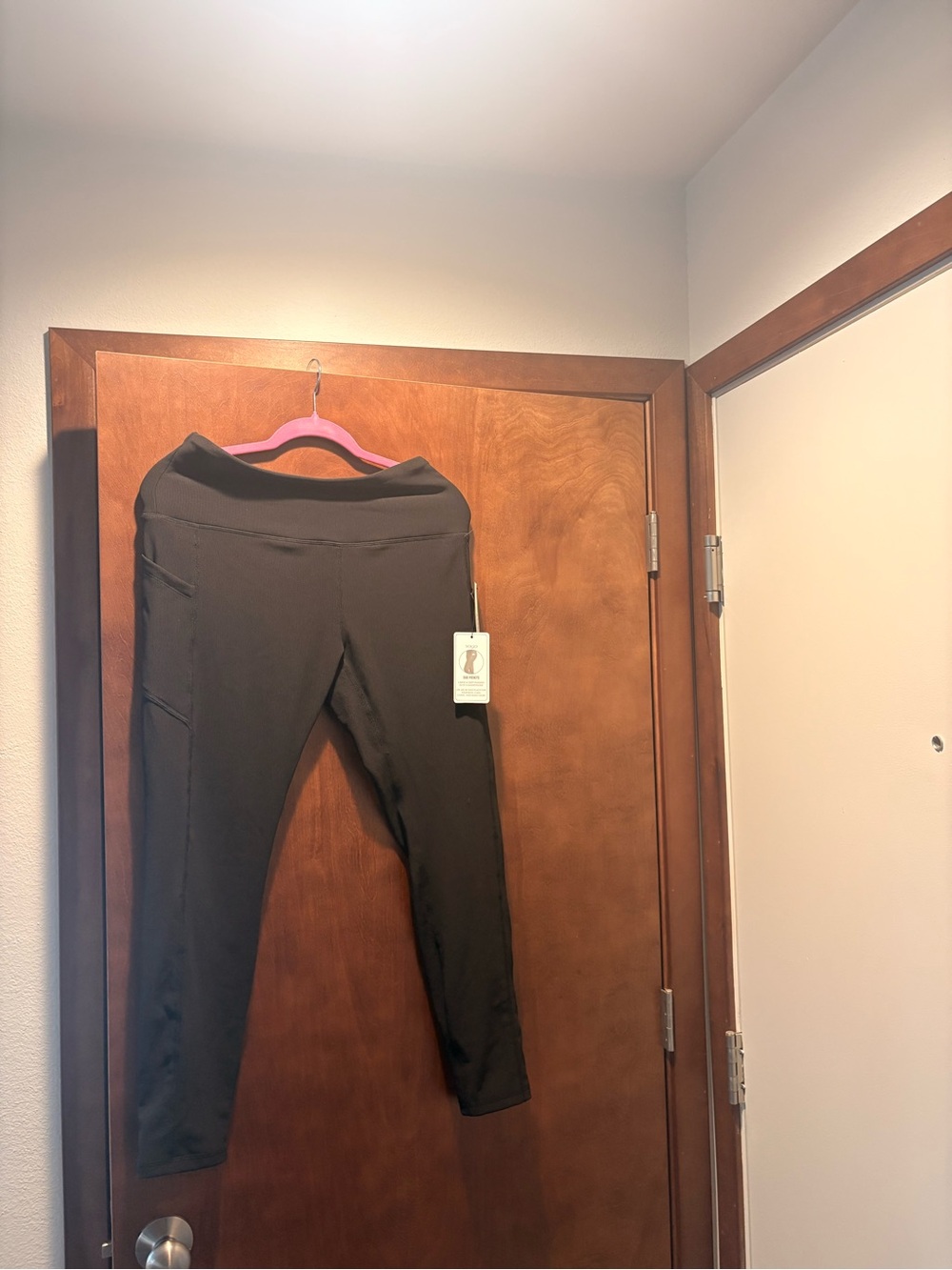 VOGO Athletica Black High-Rise Performance Leggings with Side Pockets